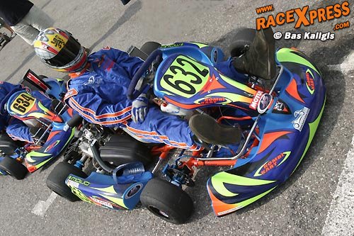 Pieter Scheefhals op Kombikart DD2